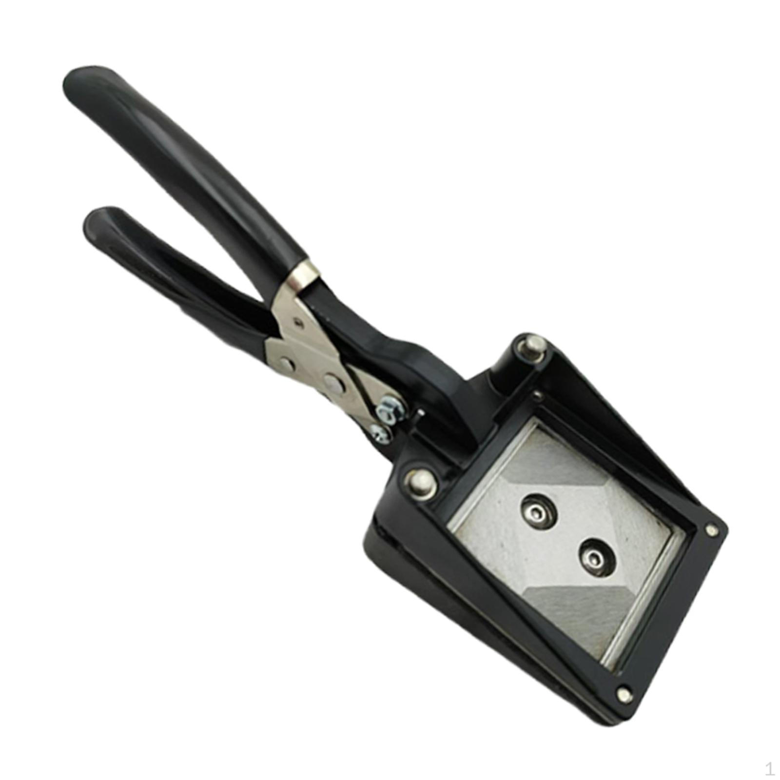 

Фотовырезной ID-штамп Легкий в использовании ручной триммер для фотографий, инструмент для резки бумаги для публичного использования 5cmx5cm