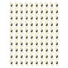100 Pcs Spring Hinge Sturdy Iron Self Closing Spring Loaded Hinge for Glasses Case Jewelry Box