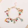 New Christmas bracelet snowflake pendant bracelet Christms Christmas multi-element alloy bracelet