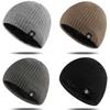 Autumn and Winter Men's and Women's Velvet Pullover Knitted Hat Loose Outdoor Warm Ear Protection Thick Woolen Hat