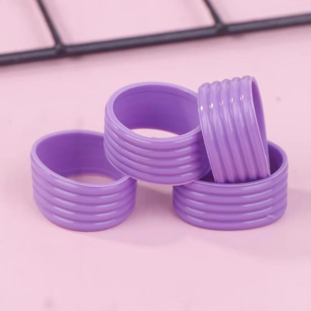 4pcs Silicone Racket Grip Ring Anti Slip Racket Handle Collar  Sports Accessories