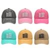 Unisex Mama Mini Parent-Child Embroidery Wash Baseball Caps Spring And Autumn Outdoor Adjustable Casual Hats Sunscreen Hat