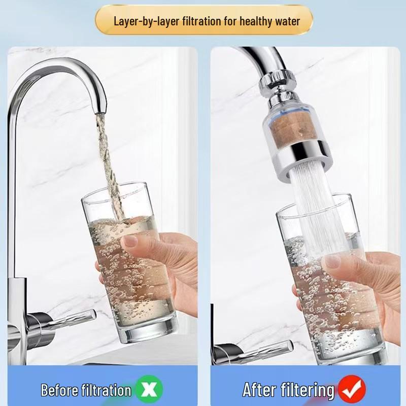 360° Universal Faucet Extender & Splash-Proof Aerator for Bathroom Sink
