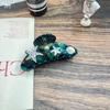 Elegant Starfish Rhinestone Hair Clip for Women - Acrylic, Stylish Bun Holder, High-End Accessories.