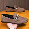 Fashion Casual Shoes for Men British Style Wear To Work Round Toe Sneakers Slip-on Soft Designer Luxury Low Price Breathable Man Shoe