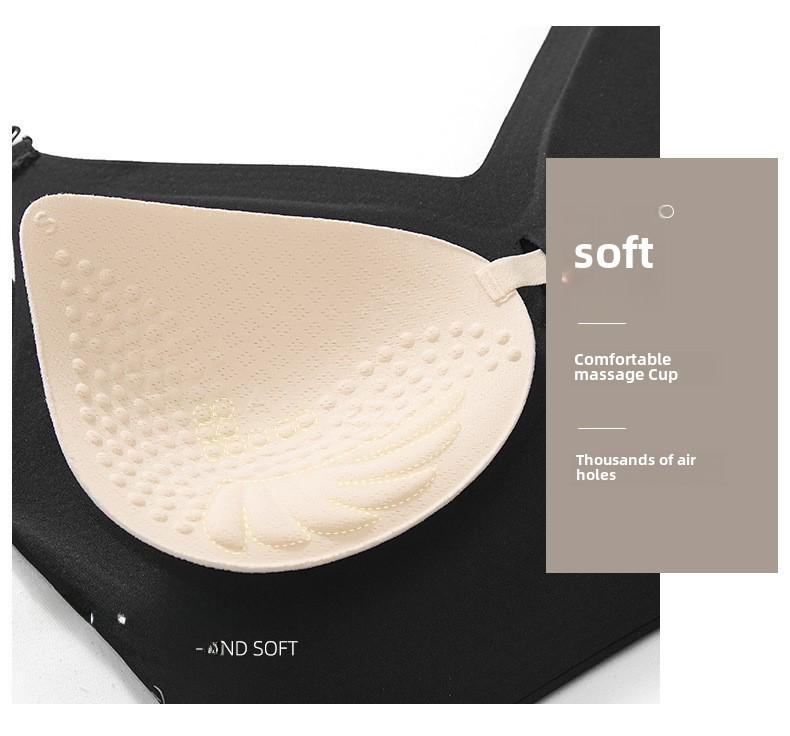 2022 Hot Style Seamless U-Back Women’s Vest Bra - Padded, Gathered for Small Bust, Backless One-Piece.