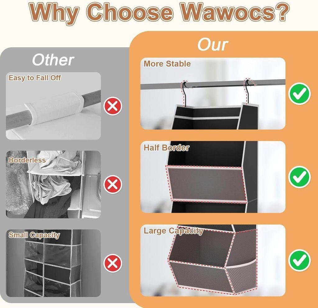 Modern Multicompartment Closet Hanging Bag With Large Capacity For Bedroom Storage And Shoes