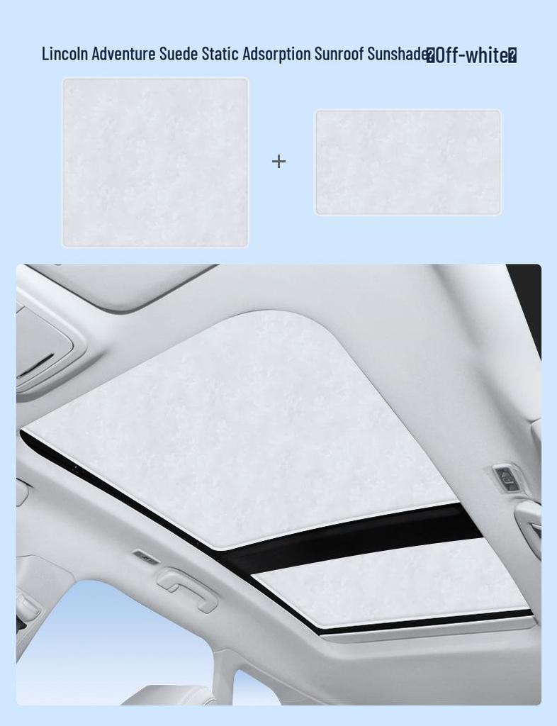 Silicone Electrostatic Sunshade for Lincoln Z, Aviator, Navigator, Adventurer, and Continental