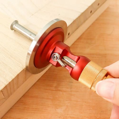 TAMOSH Brass European Style Marking Tool, High-Precision Carpenter Parallel Line Drawer, Tenon Marking Ruler, Durable