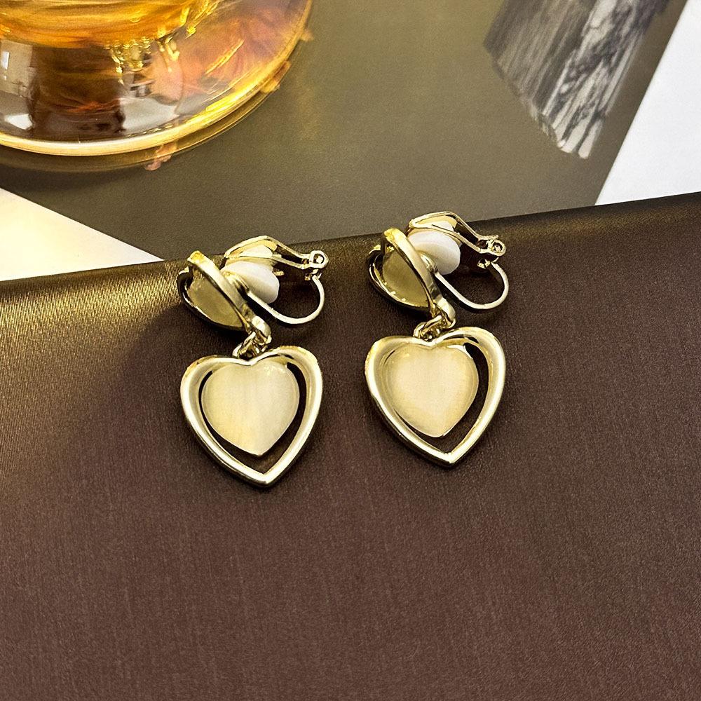 High-End Französische Dreieck Ohrclips ohne Piercing - Damen Einfache, Elegante, Luxuriöse Ohrringe