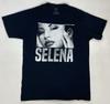 Selena Retro Graphic T-shirt Men Slim Fit Medium Black Short Sleeve Music