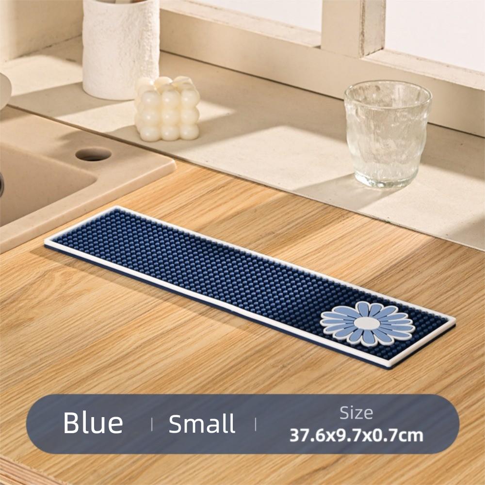 Foldable Kitchen Drain Mat Quick-drying Silicone Bar Mat New Drain Pad