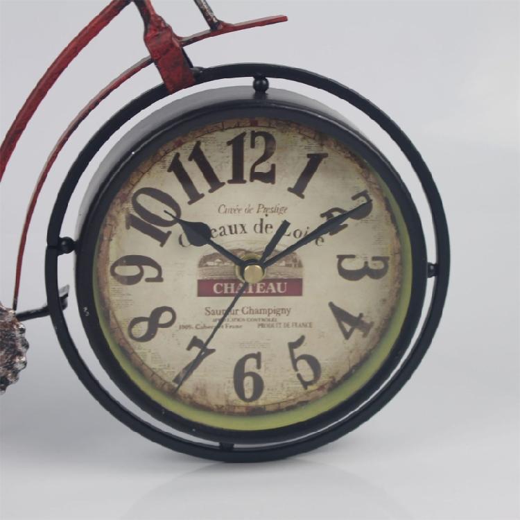 Stille Metall-Tischuhr Schreibtischuhr Dekorative Tischuhr Stille Tickenlose Uhr für Wohnzimmer Büro Dekorationen
