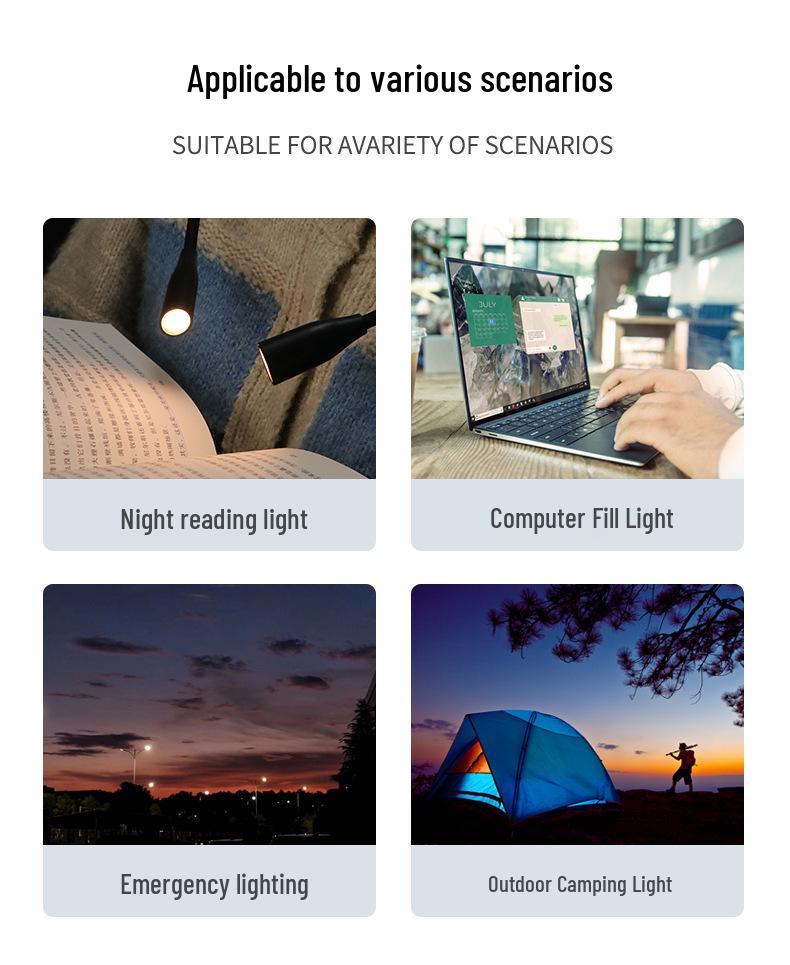 Multifunctional LED Neck Light for Reading and Running