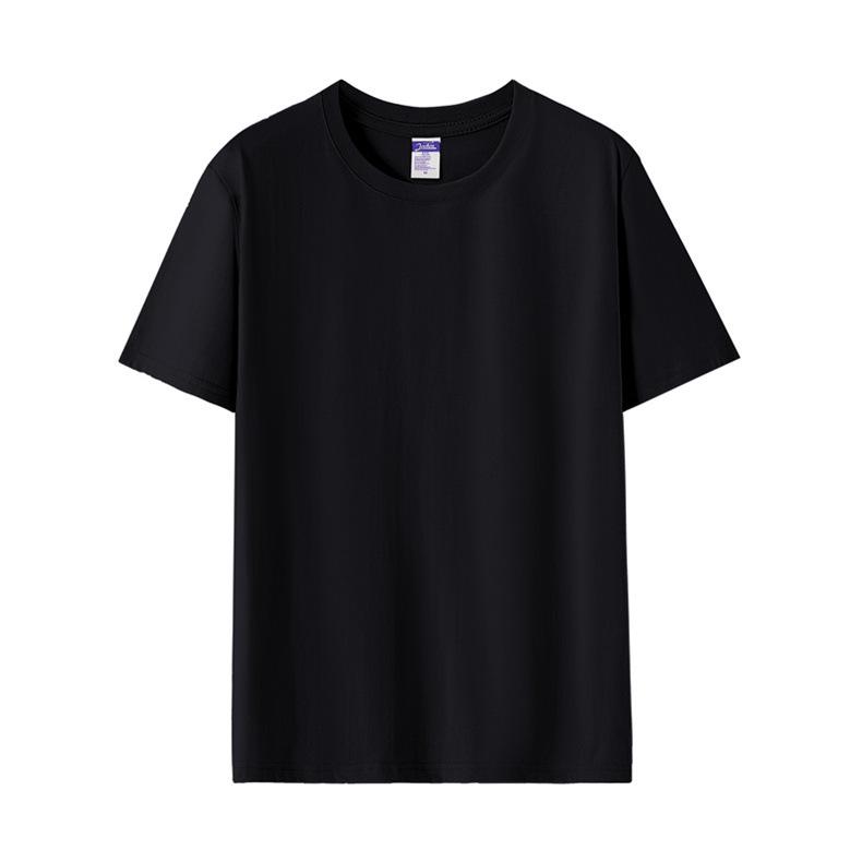 Red European-Style Loose-Fit Women's T-Shirt, Pure Cotton, Short Sleeve, Versatile, 200 Jin Size - Perfect for New Year!