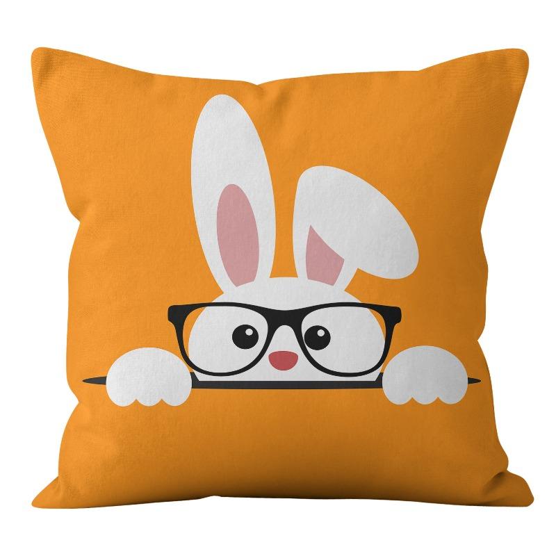 Easter Bunny Pillow Cover Home Pillow Cushion Cover