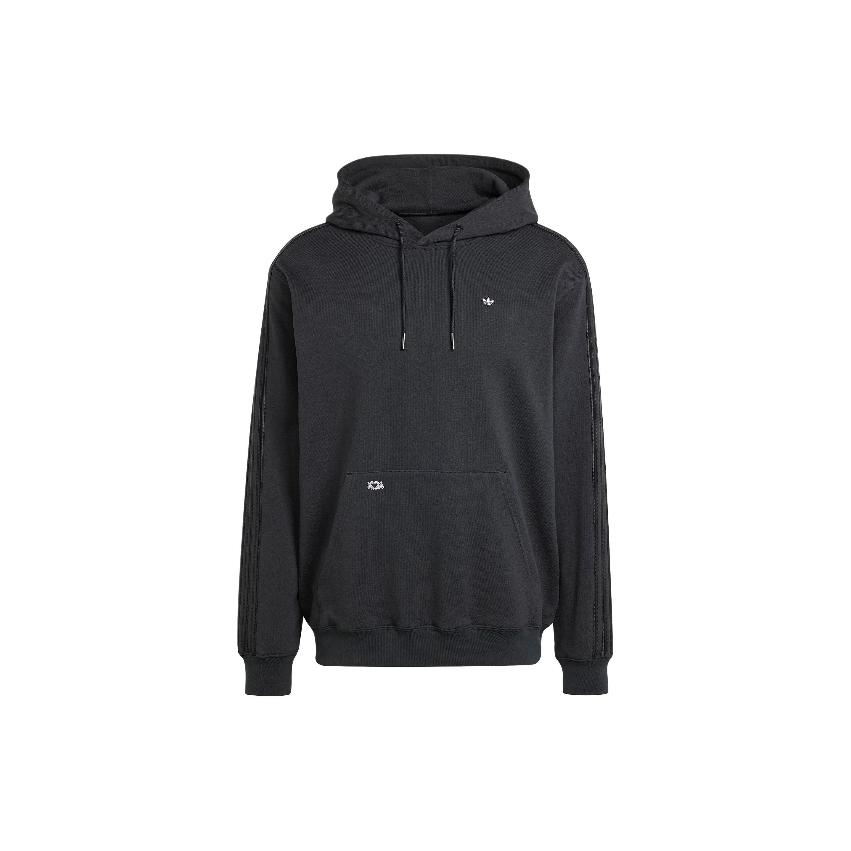 adidas Originals x Mickey Mouse Applique Cotton Hoodie Black Men IY2274 M