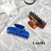 Luohe High-End Korean French Acetate Hair Clip - Women's Updo & Shark Accessory