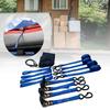 High Capacity Ratchet Tie Down System 2200Lbs Load Padded Handle Design Weather Resistant For Cargo Transport