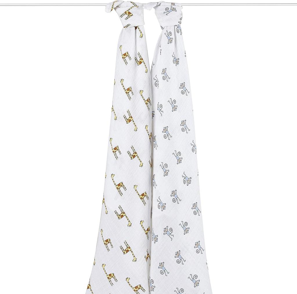 Aden + Anais Jungle Jam Muslin Swaddles (2-Pack, 4023)