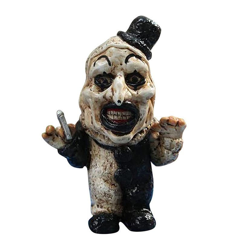 Gnomes d'Horreur Effrayants Pour Décoration de Jardin d'Halloween Figurines en Résine Fabriquées à la Main