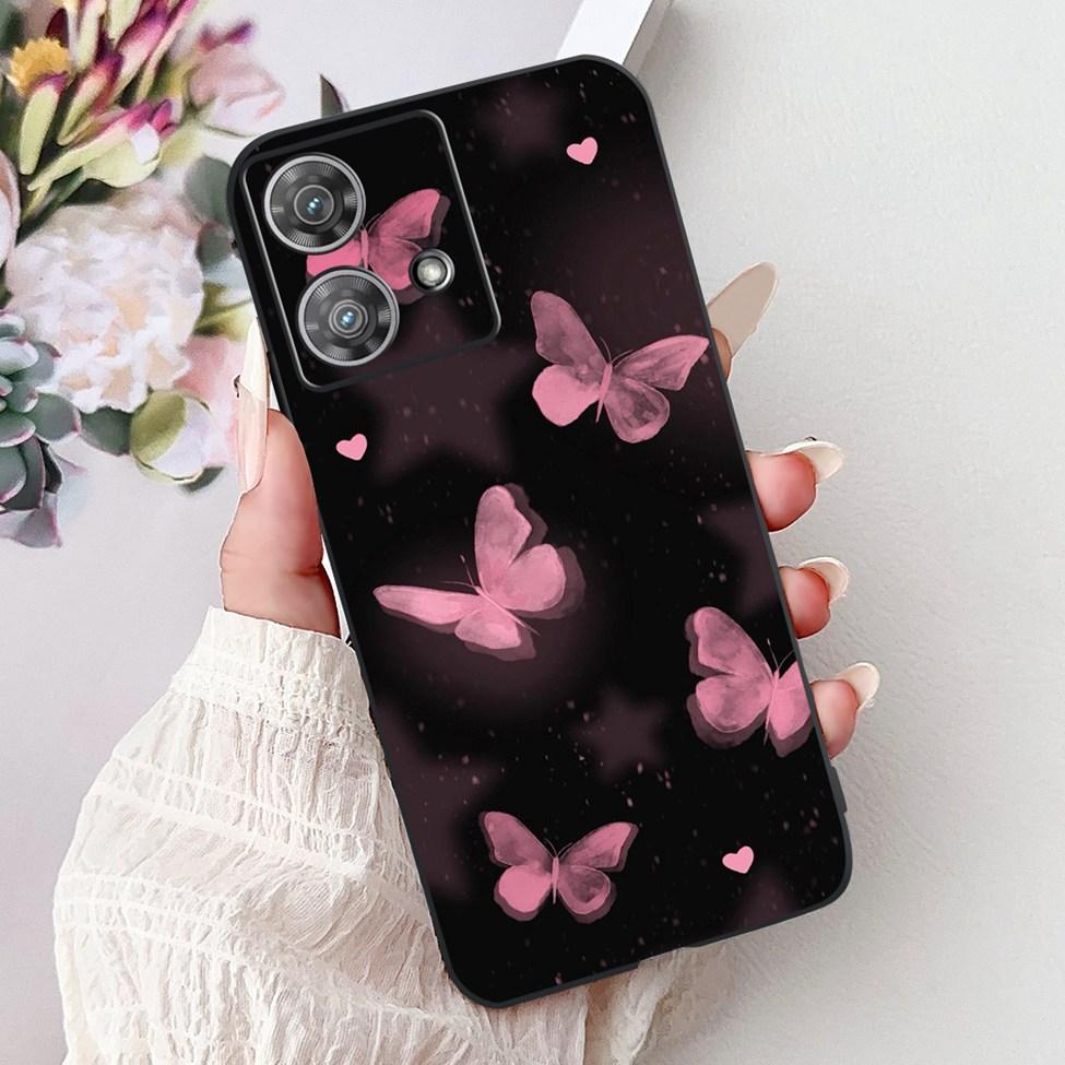 For Motorola Edge 40 Neo Case XT2307-1 Fashion Luxury Cute Cartoon Silicone Shockproof Bumper For Motorola Edge 40Neo Back Cover