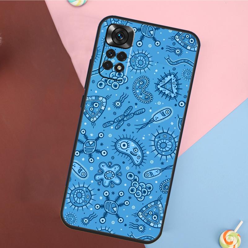 Biology and Chemistry Cover For Xiaomi Redmi Note 14 13 Pro 12 11 9 10 9S 10S 11S 12S Redmi 14C 10C 12C 13C Case
