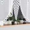 ERYKA - Ready-made jacquard panel - 160x160 cm - white