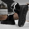 New Men's  Warm Cotton Shoe Men's Winter Slip-on Snow Boots Men for Work Ankle Boots Male Winter Thick Bottom Outdoor Casual Shoes