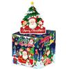 Santa Claus Elf Christmas Party Scene Decor Money Box With Construction Paper