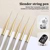 Nail Art Painting Brush Acrylic Lines Pen Stripes Grid Flower Butterfly Drawing Watercolor Brushes UV Gel DIY Design Manicure