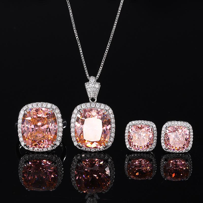 Jewelry Copper Bottom Gold-Plated Simulation Bird'S Nest Cut Papalacha Simple Set 14 * 16-10 * 10