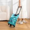 Foldable Shopping Cart Waterproof Trolley for Home Use and Outdoor Trips