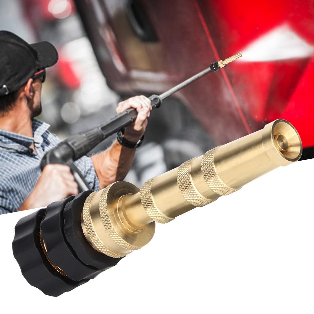 Brass Adjustable Hose Nozzle Water Hose Nozzles for Garden Sprayer Accessories