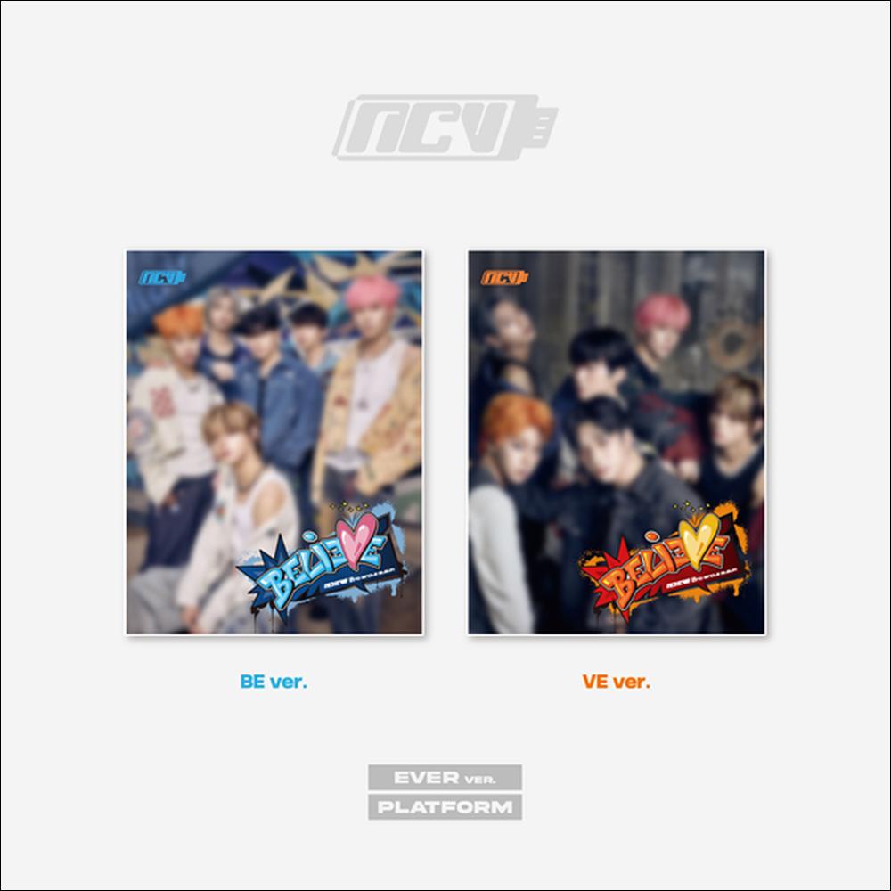 [Pre-order] NCHIVE [BELIEVE] Ever Ver. (BE ver., VE ver.) / 2nd Single Album + Free Gift