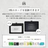 BALLOT Genuine Leather ID Card Holder Name Holder Horizontal Pass Case Neck Strap with Telescopic Reel [Smoothly Stretches] (Black)