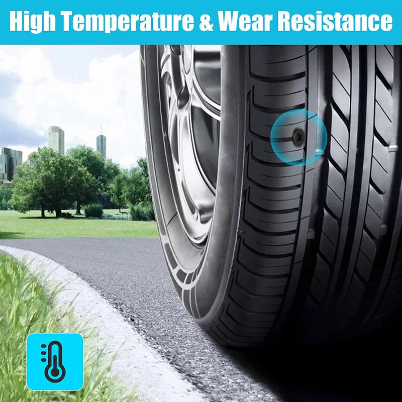 60 buc. Cuie de Reparare Anvelope Aspirator Auto Șuruburi de Cauciuc + Set de Scule Cu Cutie Stud Patch pentru Reparare Anvelopă Plată Cuie Auto Cu Șurubelniță