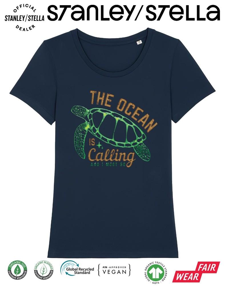 

Женская футболка для дайвинга ЧЕРЕПАХИ Океан зовет Смешной Морской Женский Подарок 3XL