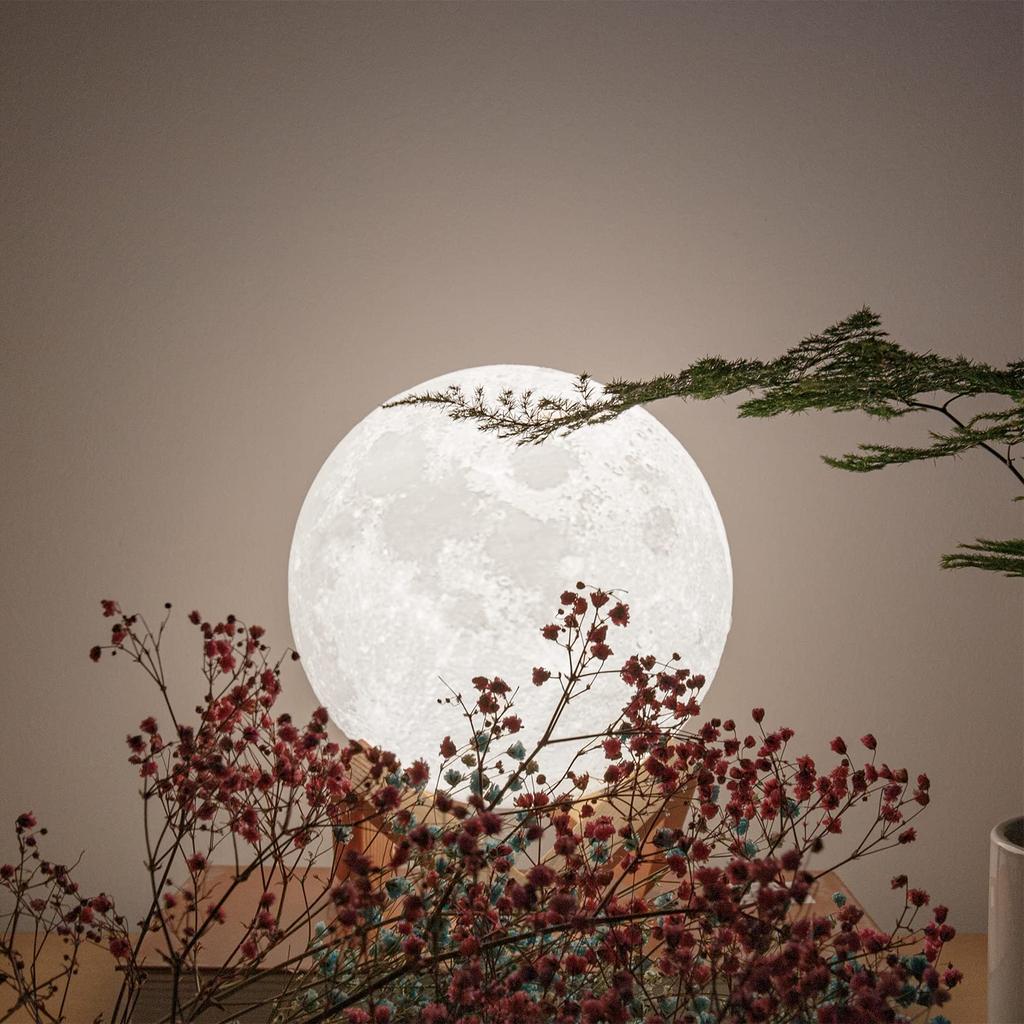 TOOGE Moonlight [4th Generation], a stylish and popular indirect light for women. 3D printed, USB charging, touch-sensitive dimming, stepless