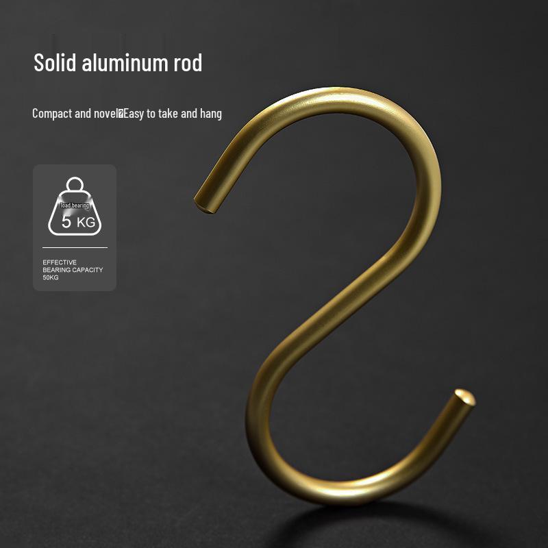 Hliníková slitina S-háčky Multifunkční na šály, šátky, tašky a kuchyňské potřeby