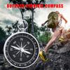 - Aluminum Mini Compass with Keychain Outdoor Camping Survival Pocket Compass