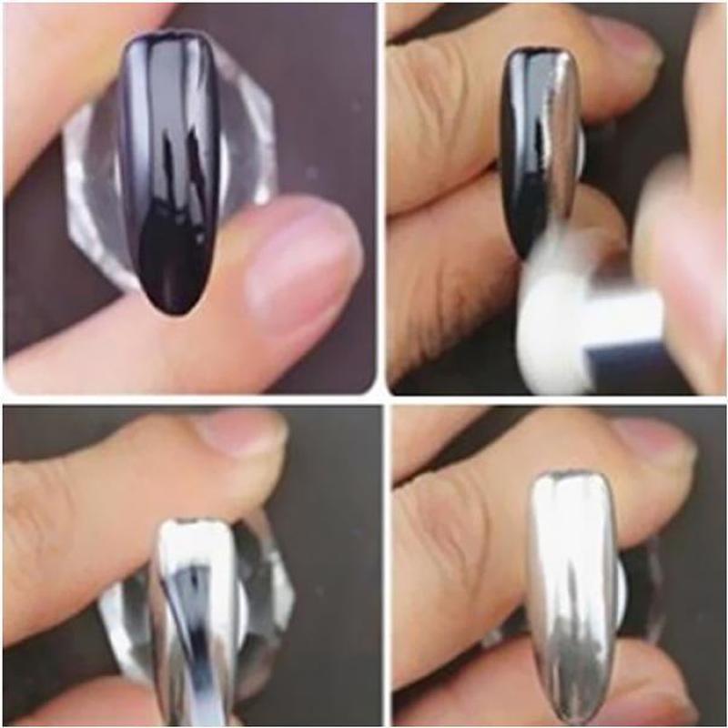 Nail Glitter Powder 2g Mirror Chrome Effect Shinning Pigment Glitters Nail Art Powder Dustdecoration
