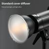 Difusor de Flash Alta Transmitância Efeito de Luz Suave Ultrafino Refletor de Câmera Difusor Cobertura de Iluminação para Godox