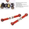 2PCS RC Steering Link Rod Servo Pull Linkage Arm Aluminium Alloy RC Car Parts For MJX 14210 14209 16208 16209 1/14 Red