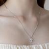 (92.5 Silver) Delicate Cross Pendant Necklace Nz2490