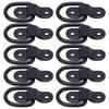 KIMISS Tie-Down Anchors, Set of 10, High Strength, Surface Mounted, D-Rings, For Securing Cargo,