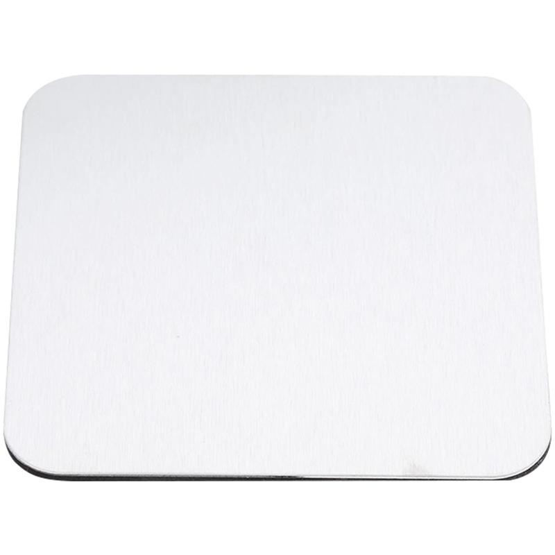 BHBL Coasters - Stainless Steel Holder with Coaster Set -Drink Milk Coffee Tea Cup Mugs Holders Square