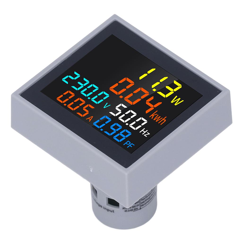 6 in 1 Multifunktions-Digitalmessgerät AC Strom Spannung Leistung Frequenz Monitor für Haushalt SPM004