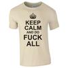 Funny Adult Joke Keep Calm And Do Fk All Tshirt