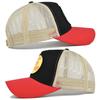 Embroidered Baseball Cap Bass Weaving Label Cap Mesh Cap Bent Brim Sun Hat Summer Hat Sun Hat